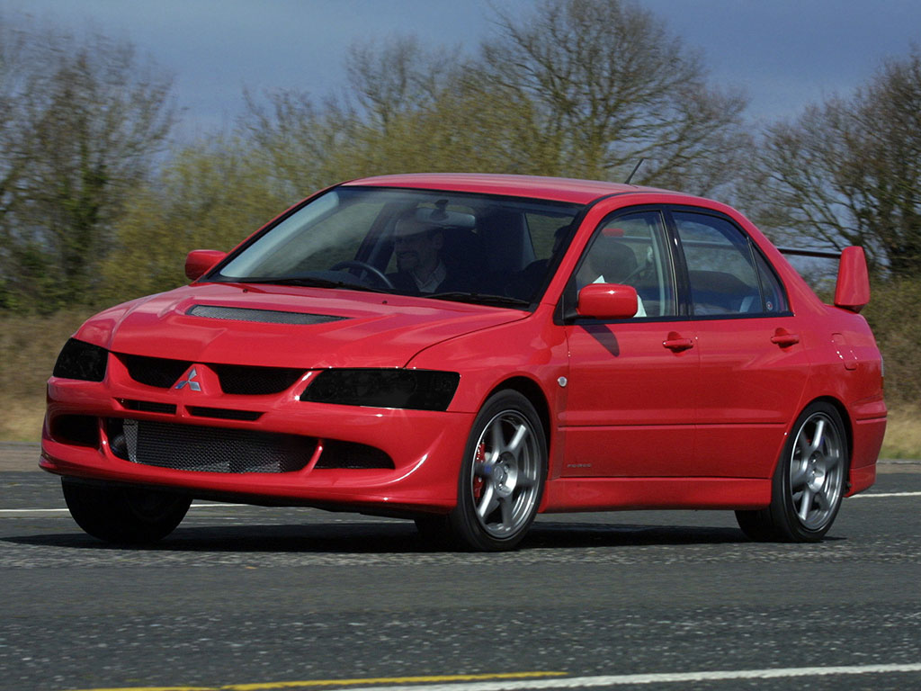 Mitsubishi Evolution 2004-2004 Headlight Tint