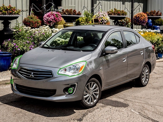 Mitsubishi Mirage 2017-2020 (G4) Headlight Protection Installation Location