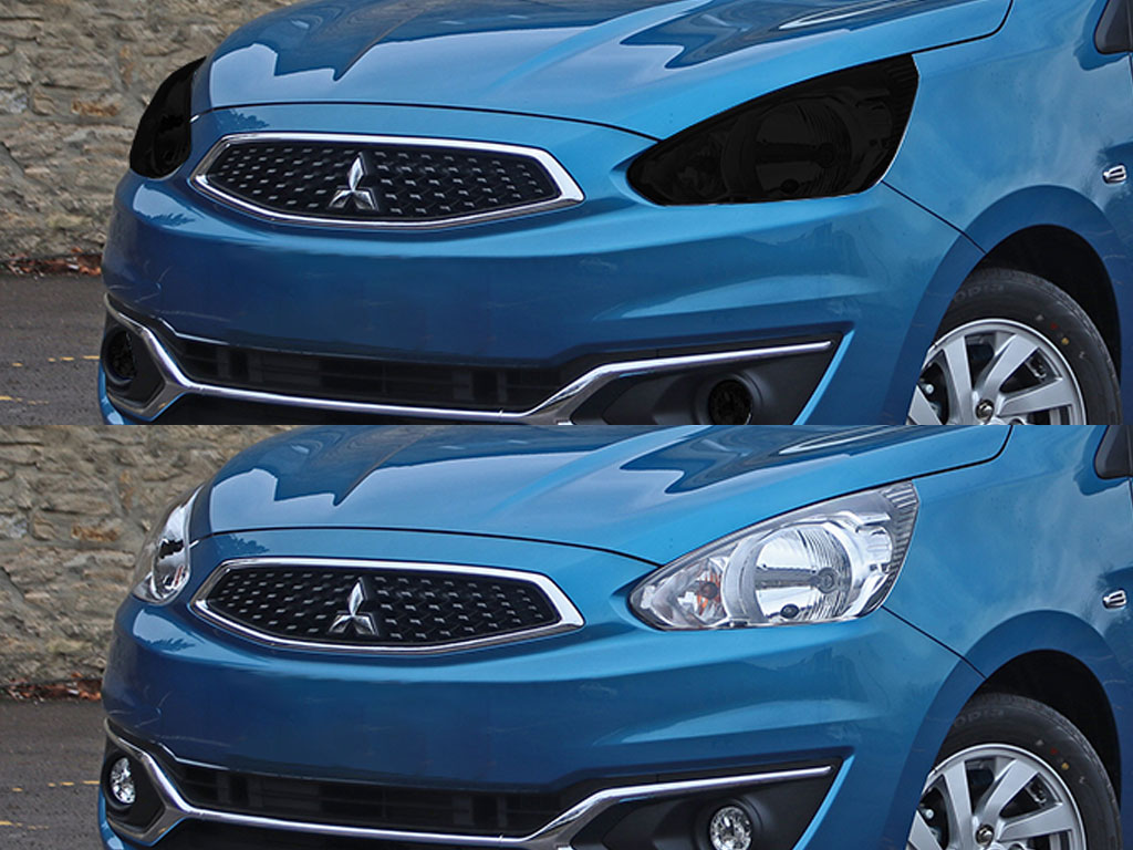 Mitsubishi Mirage 2017-2024 Headlight Tint Appearance