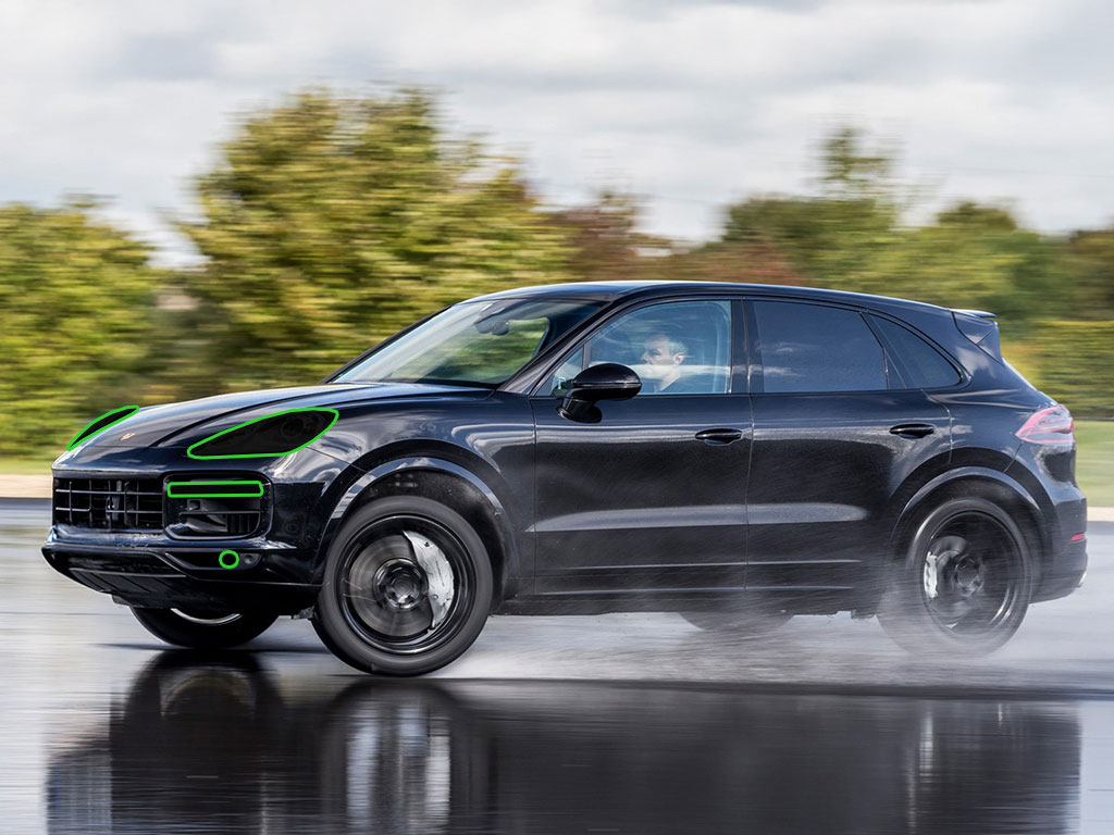 Porsche Cayenne 2015-2018 Headlight Tint Location