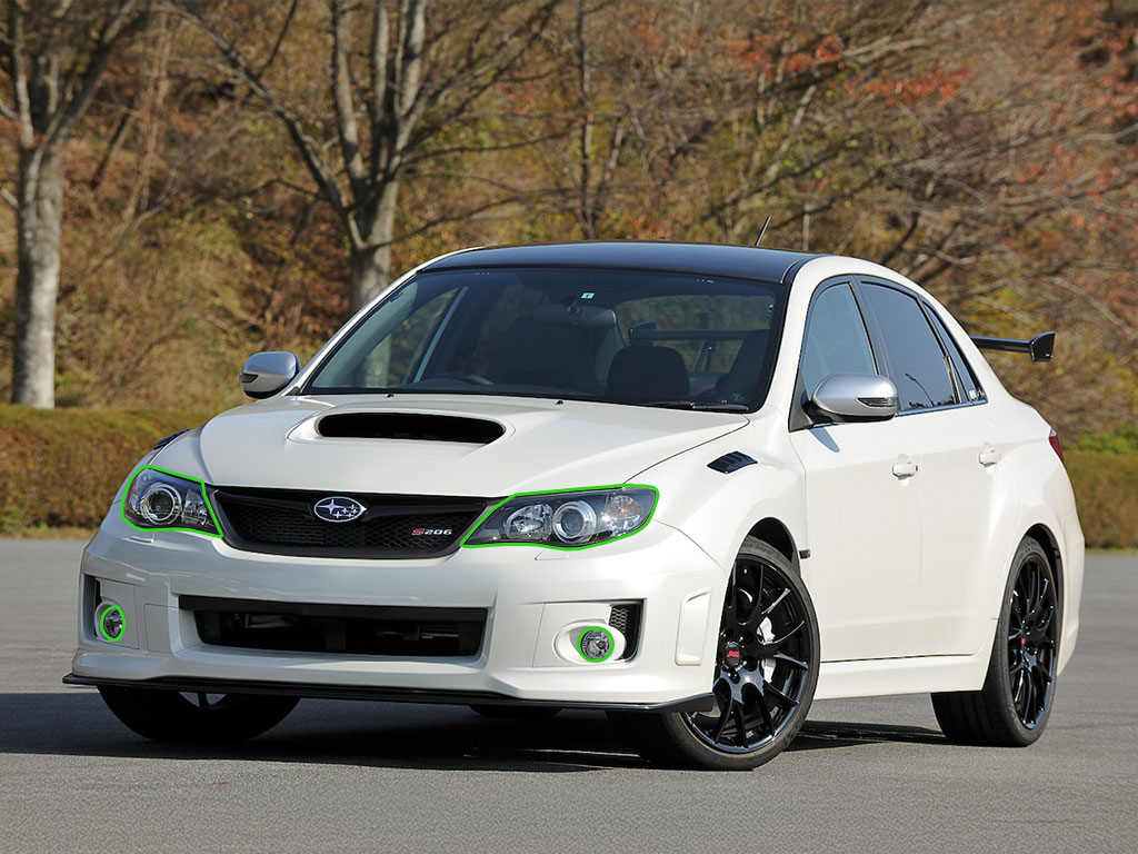 Subaru Impreza 2008-2014 (WRX / STi) Headlight Protection Installation Location