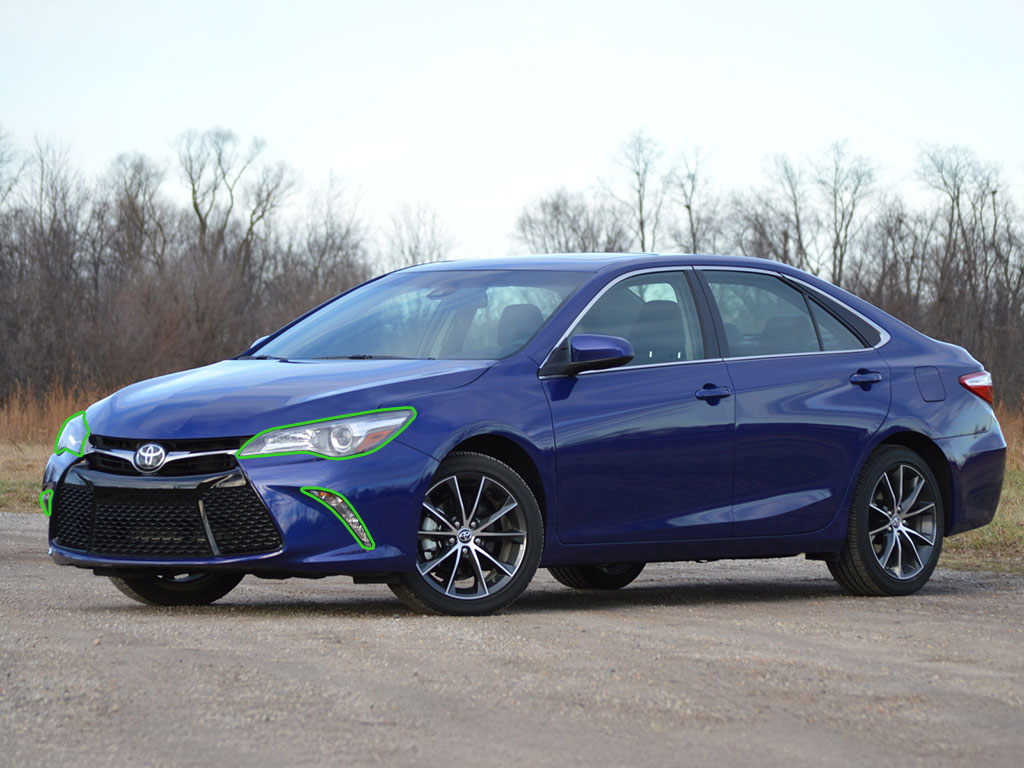 Toyota Camry 2015-2017 Headlight Protection Installation Location