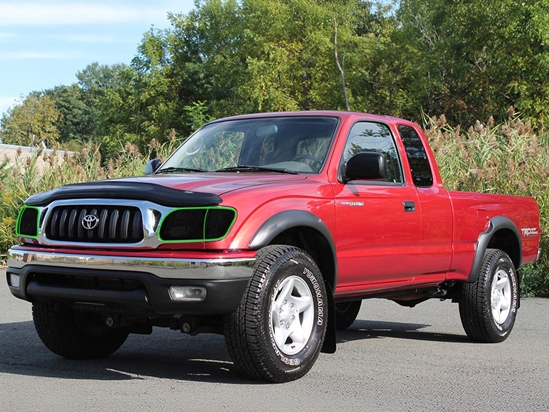 Toyota Tacoma 2001-2004 Headlight Tint Location