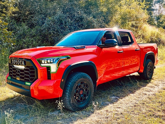 Toyota Tundra 2022-2025 Headlight Protection Installation Location