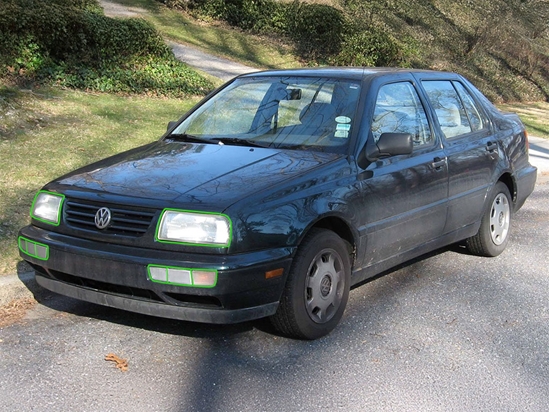 Volkswagen Jetta 1993-1998 Headlight Protection Installation Location