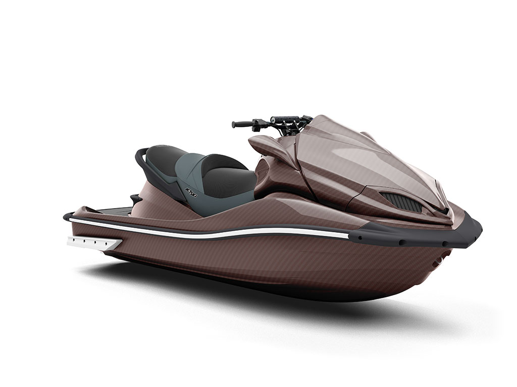 ORACAL® 975 Carbon Fiber Brown Vinyl Jet Ski Wrap