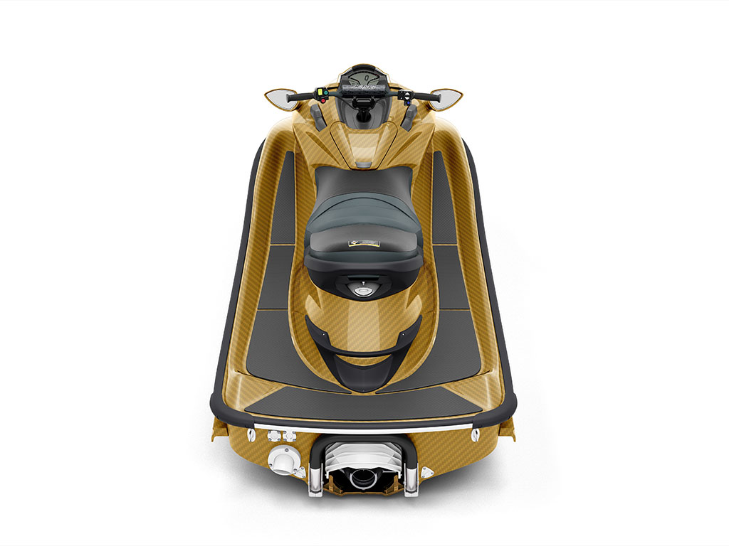 ORACAL 975 Carbon Fiber Gold Jet Ski Vinyl Wraps