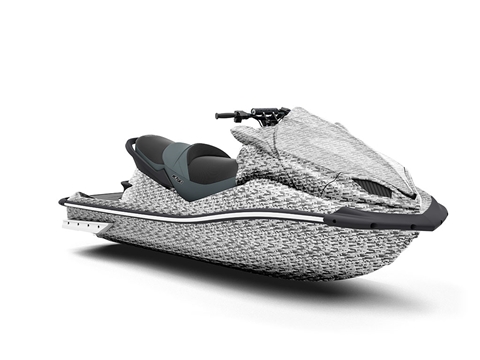 Rwraps™ 3D Carbon Fiber Silver (Digital) Jet Ski Wraps