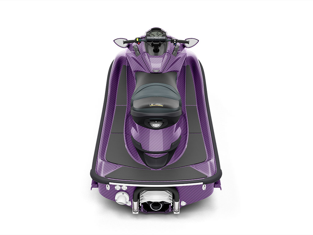 Rwraps 3D Carbon Fiber Purple Jet Ski Vinyl Wraps