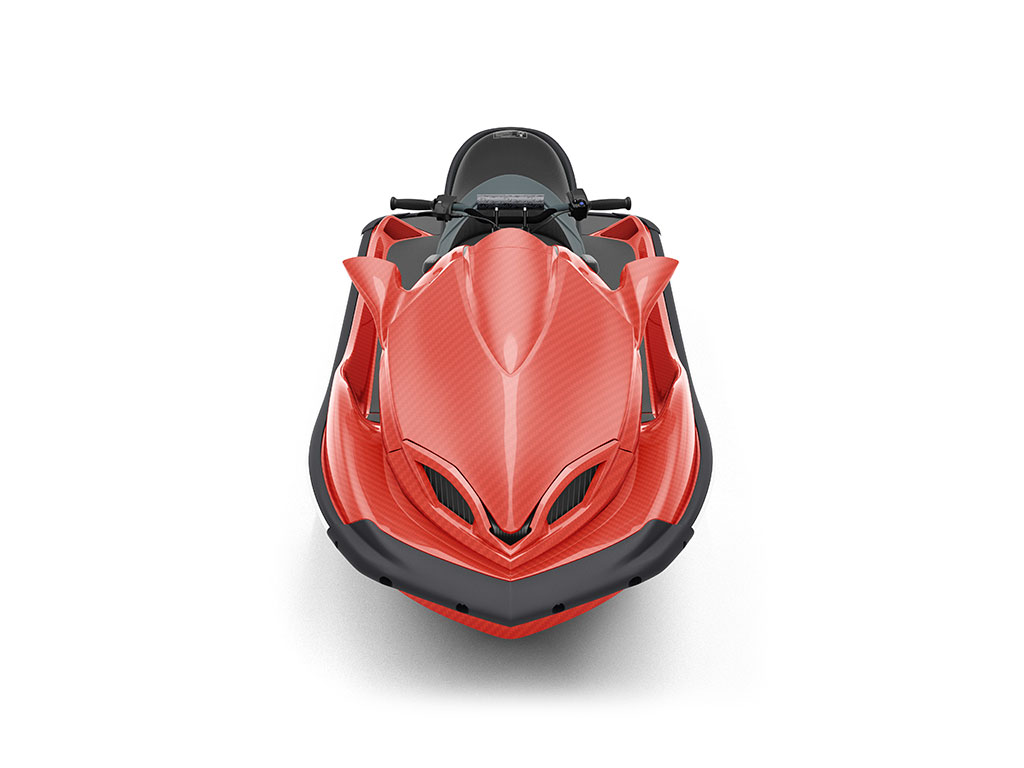 Rwraps 3D Carbon Fiber Red DIY Jet Ski Wraps