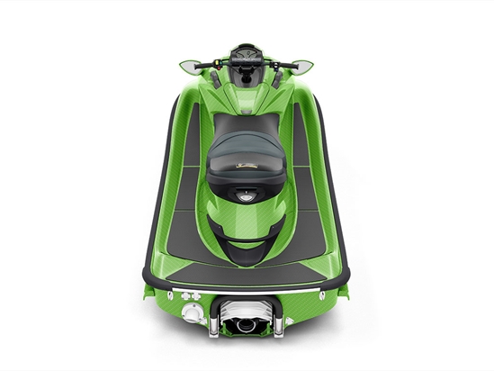 Rwraps 4D Carbon Fiber Green Jet Ski Vinyl Wraps