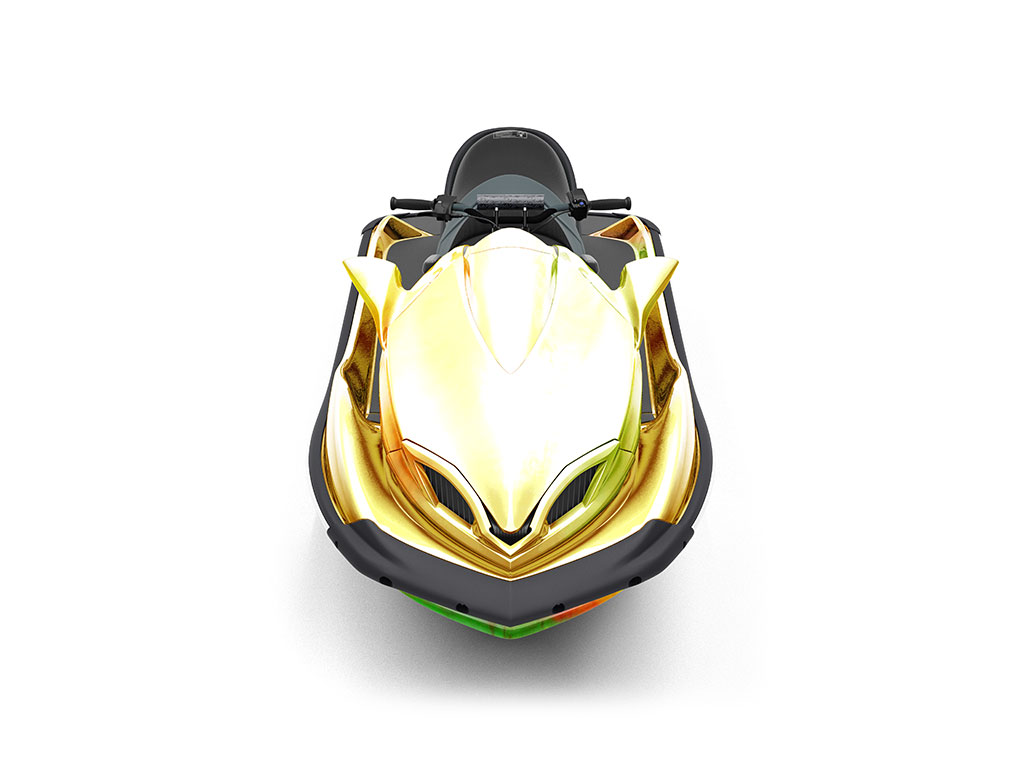 Rwraps Holographic Chrome Gold Neochrome DIY Jet Ski Wraps