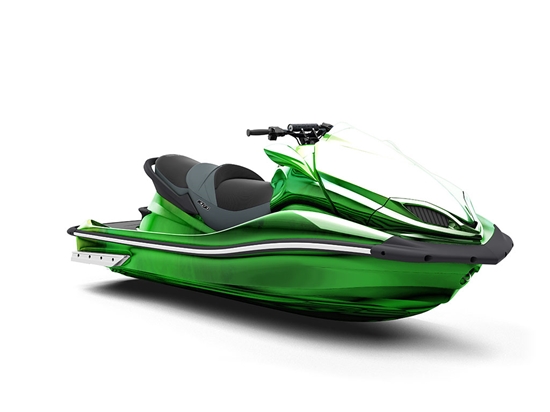 Rwraps™ Holographic Chrome Green Neochrome Vinyl Jet Ski Wrap