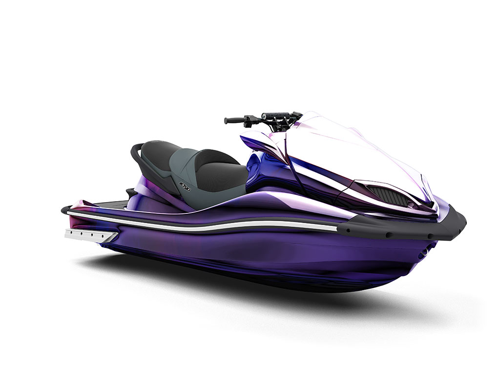 Rwraps™ Holographic Chrome Purple Neochrome Vinyl Jet Ski Wrap