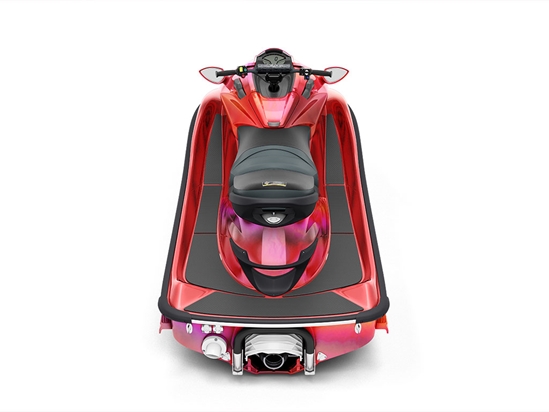 Rwraps Holographic Chrome Red Neochrome Jet Ski Vinyl Wraps