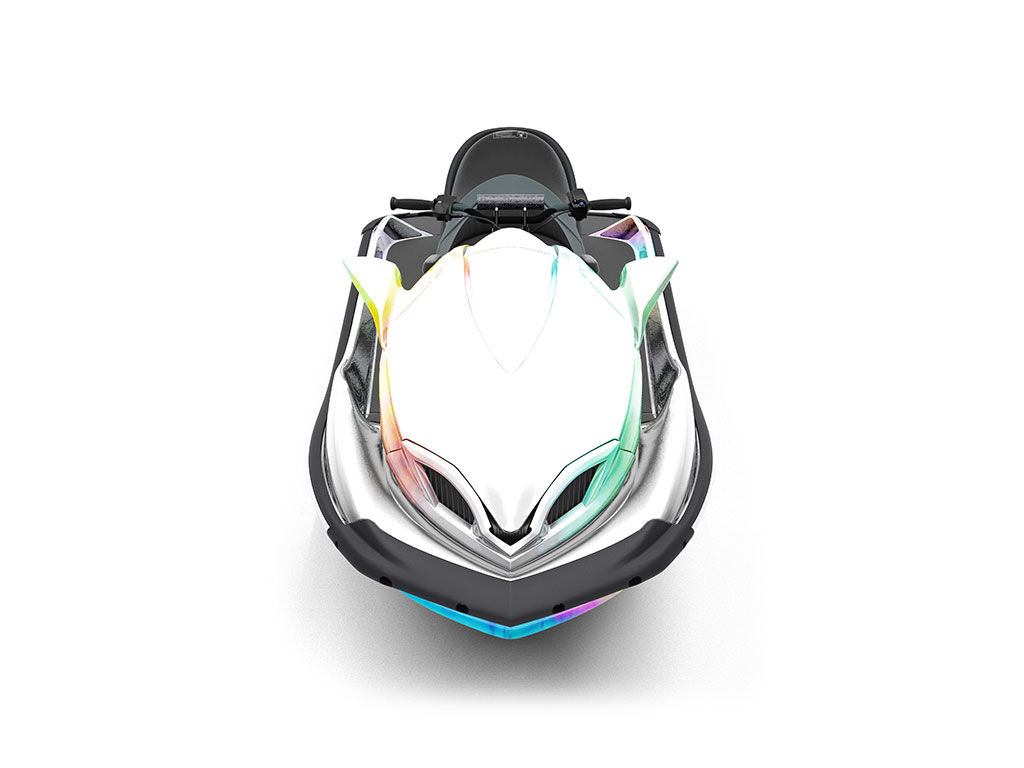 Rwraps Holographic Chrome Silver Neochrome DIY Jet Ski Wraps