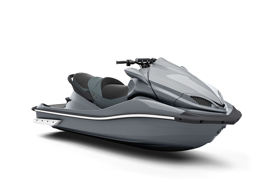 Rwraps™ Hyper Gloss Gray Vinyl Jet Ski Wrap