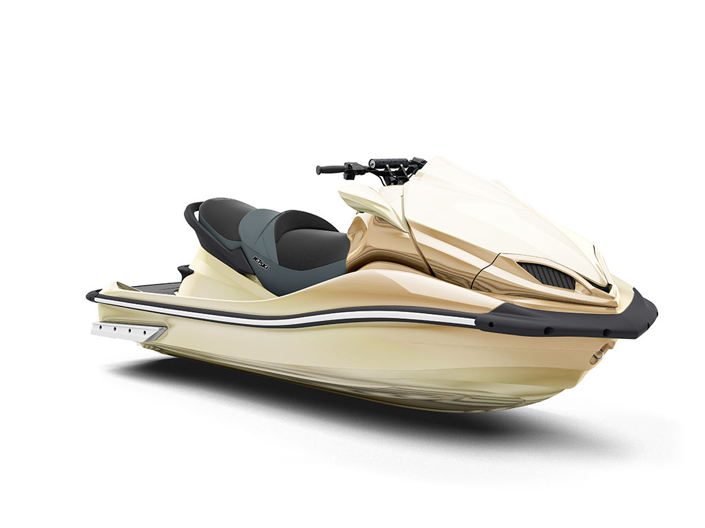 Rwraps™ Matte Chrome Champagne Vinyl Jet Ski Wrap