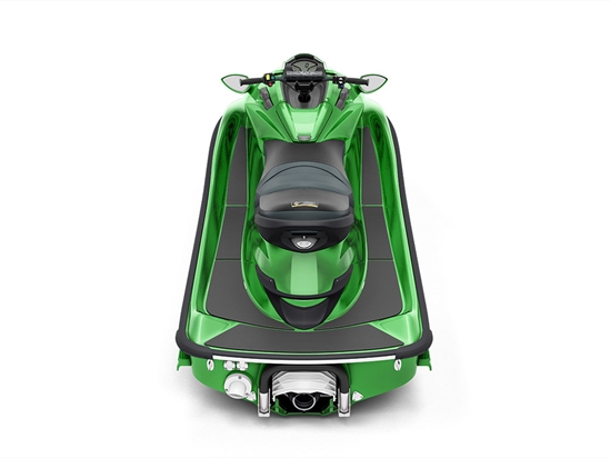 Rwraps Matte Chrome Green Jet Ski Vinyl Wraps