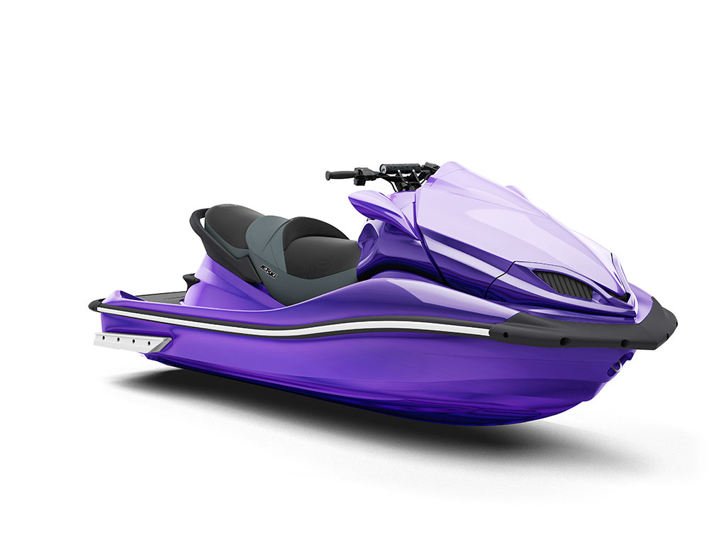 Rwraps™ Matte Chrome Purple Vinyl Jet Ski Wrap