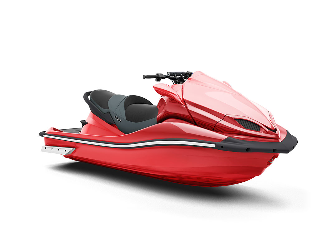 Rwraps™ Matte Chrome Red Vinyl Jet Ski Wrap