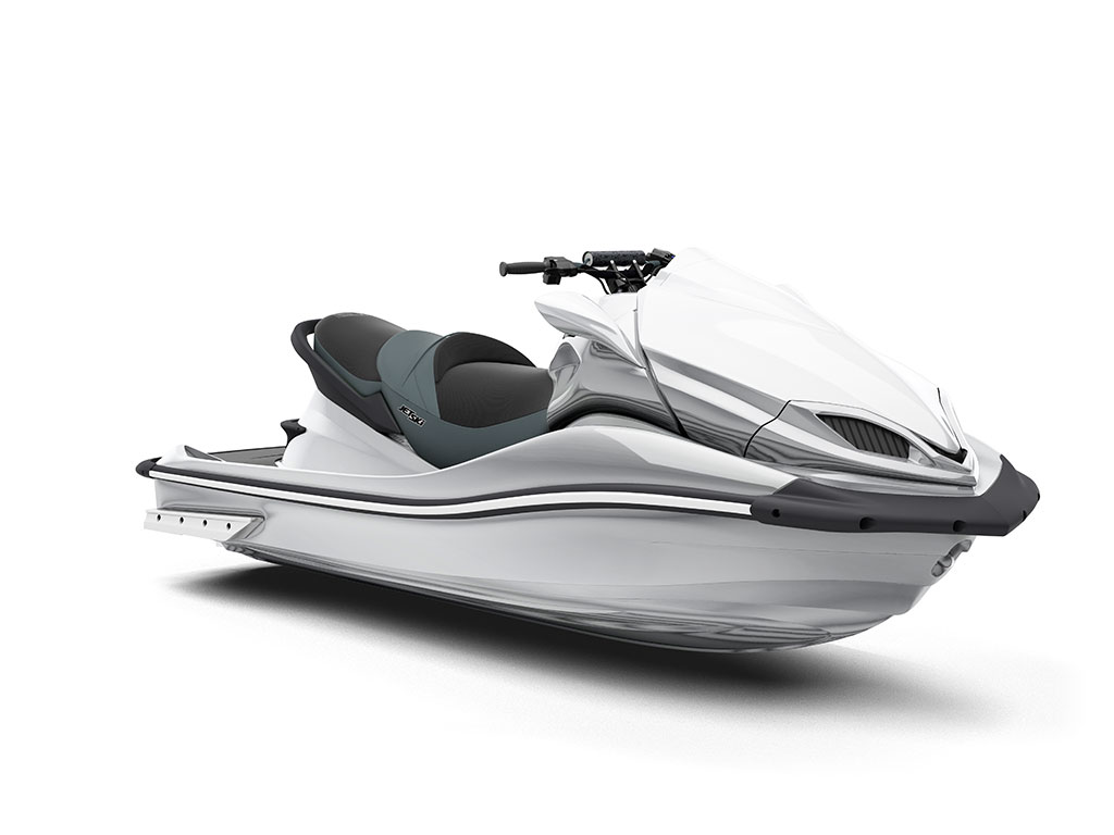 Rwraps™ Matte Chrome Silver Vinyl Jet Ski Wrap