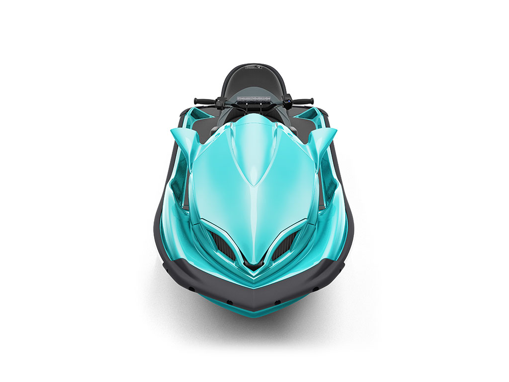 Rwraps Matte Chrome Teal DIY Jet Ski Wraps