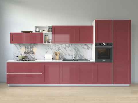 3M™ 2080 Gloss Red Metallic Kitchen Cabinet Wraps