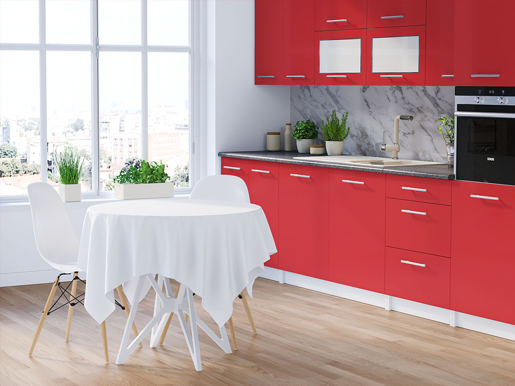 3M 2080 Matte Red DIY Kitchen Cabinet Wraps