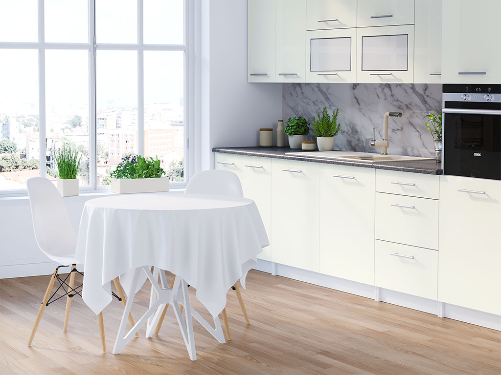 3M 2080 Satin Pearl White DIY Kitchen Cabinet Wraps
