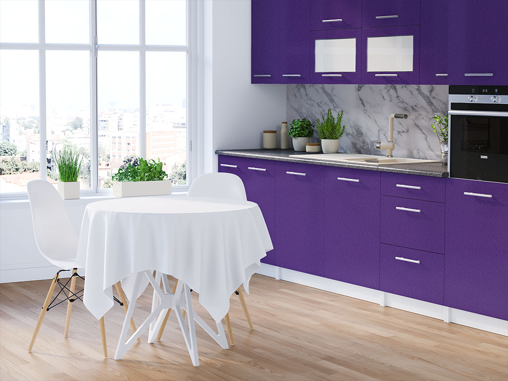 Avery Dennison SW900 Matte Metallic Purple DIY Kitchen Cabinet Wraps