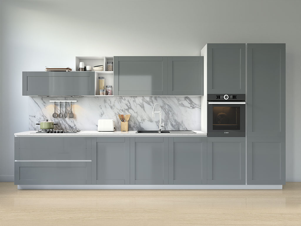 Avery Dennison SW900 Matte Dark Gray Kitchen Cabinetry Wraps