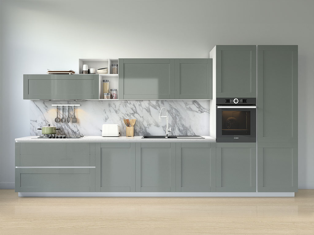 Avery Dennison SW900 Matte Metallic Anthracite Kitchen Cabinetry Wraps