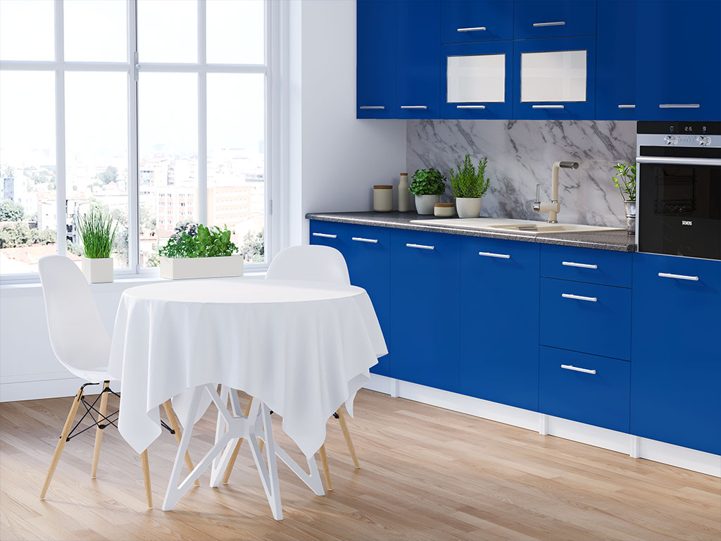 ORACAL 970RA Gloss Blue DIY Kitchen Cabinet Wraps