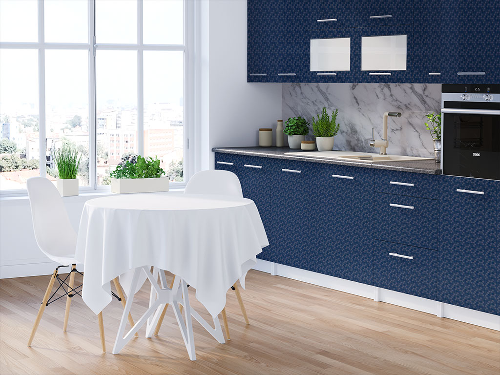 ORACAL 975 Honeycomb Deep Blue DIY Kitchen Cabinet Wraps