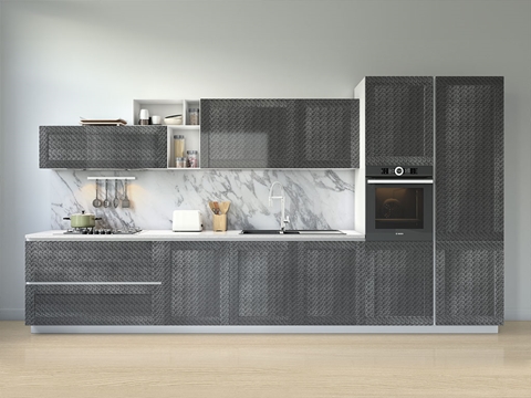 Rwraps™ 3D Carbon Fiber Black (Digital) Kitchen Cabinet Wraps