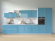 Rwraps 3D Carbon Fiber Blue (Sky) Kitchen Cabinetry Wraps