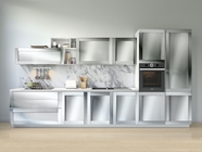 Rwraps Chrome Silver Kitchen Cabinetry Wraps