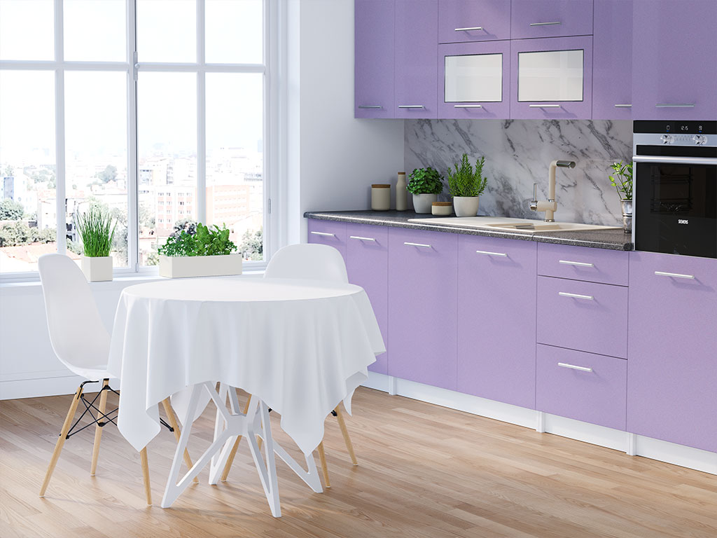 Rwraps Gloss Metallic Light Purple DIY Kitchen Cabinet Wraps