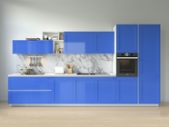 Rwraps Gloss Metallic Sapphire Kitchen Cabinetry Wraps