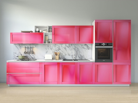 Rwraps™ Matte Chrome Pink Rose Kitchen Cabinet Wraps