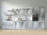 Rwraps Matte Chrome Silver Kitchen Cabinetry Wraps