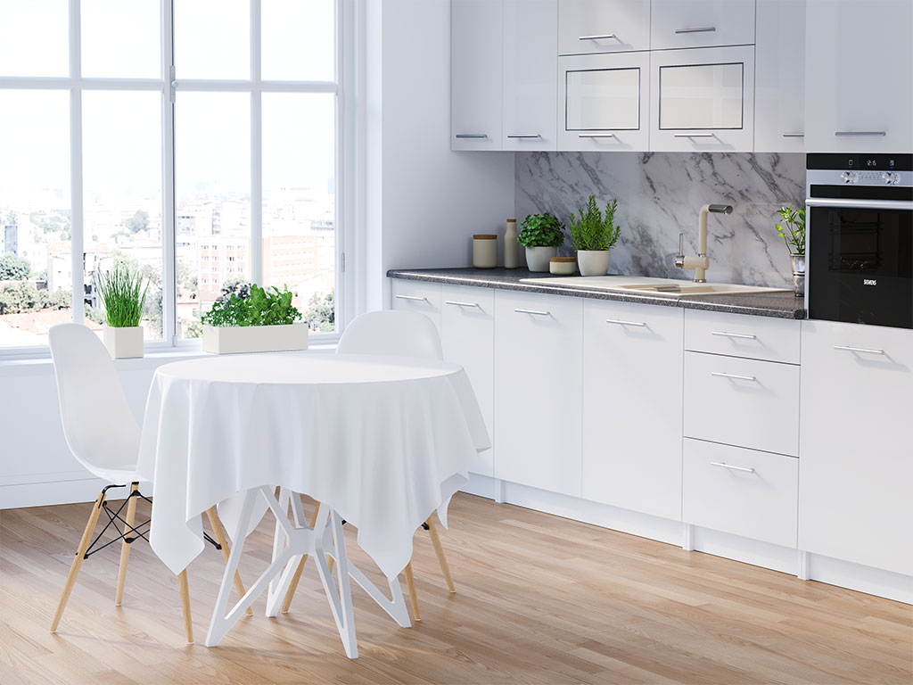 Rwraps Matte White DIY Kitchen Cabinet Wraps