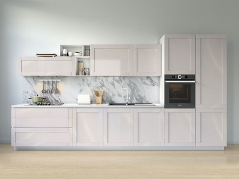 Rwraps™ Pearlescent Gloss White Kitchen Cabinet Wraps