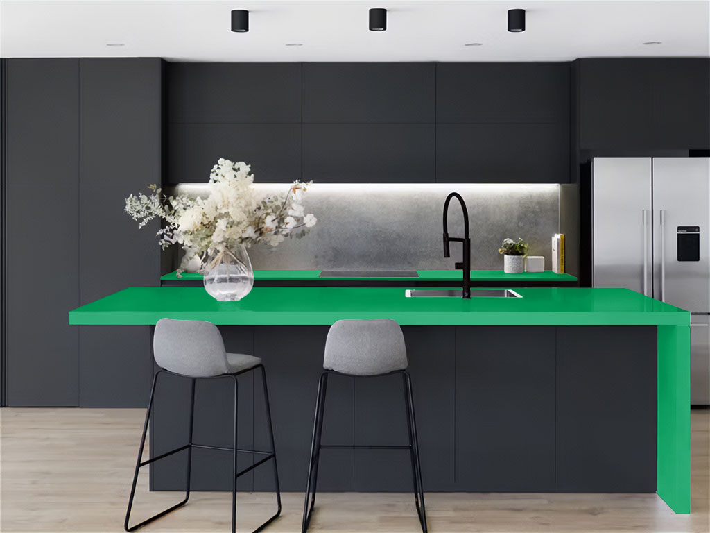 3M™ 1080 Gloss Kelly Green Kitchen Countertop Wraps