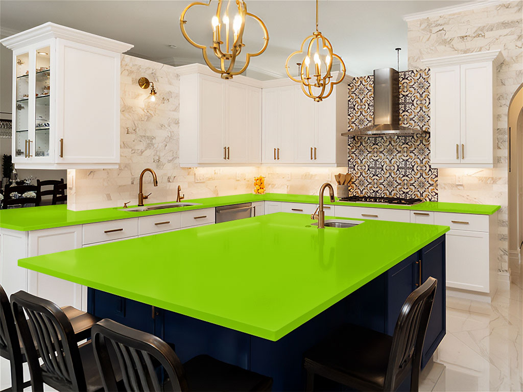 3M 2080 Gloss Light Green DIY Kitchen Counter Wraps