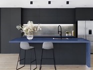 Avery Dennison SW900 Matte Metallic Night Blue Kitchen Countertop Wraps