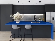 Avery Dennison SW900 Satin Dark Blue Kitchen Countertop Wraps