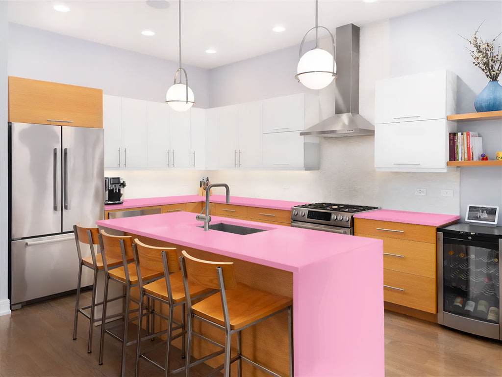 ORACAL 970RA Gloss Soft Pink Custom Kitchen Counter Wraps