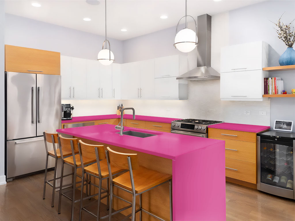 ORACAL 970RA Gloss Telemagenta Custom Kitchen Counter Wraps